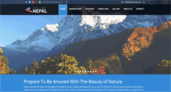 Desktop Screenshot of holiday-nepal.com